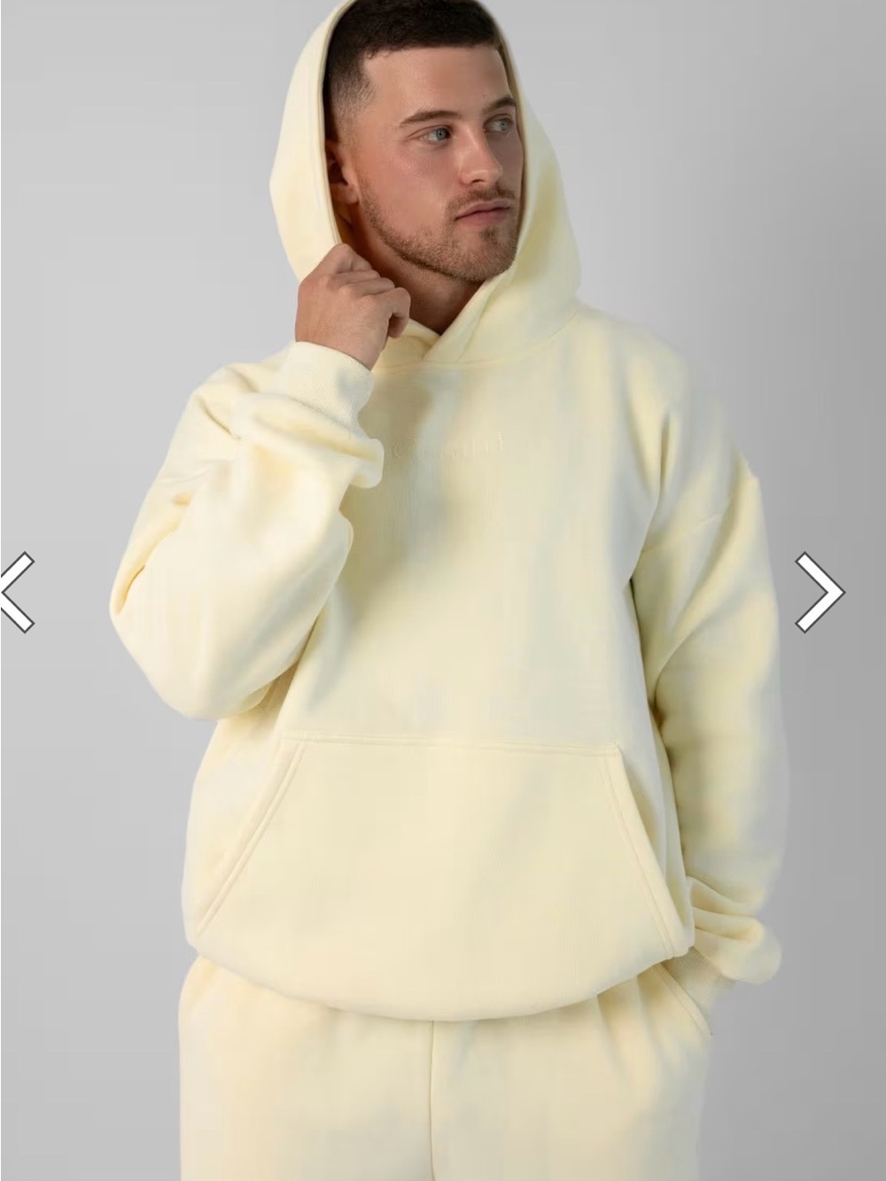 Comfrt signature hoodie in color butter - Picture 4 of 4